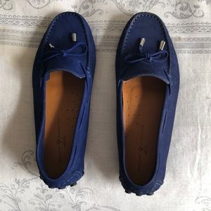 Driving Mocs navy suede